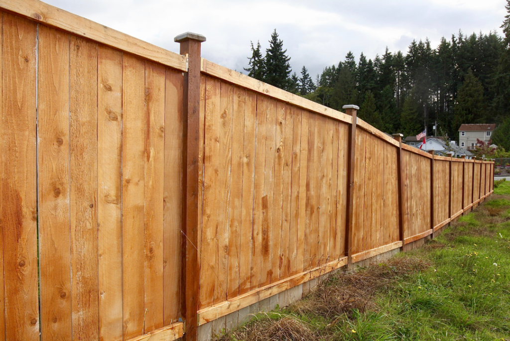 wood fence